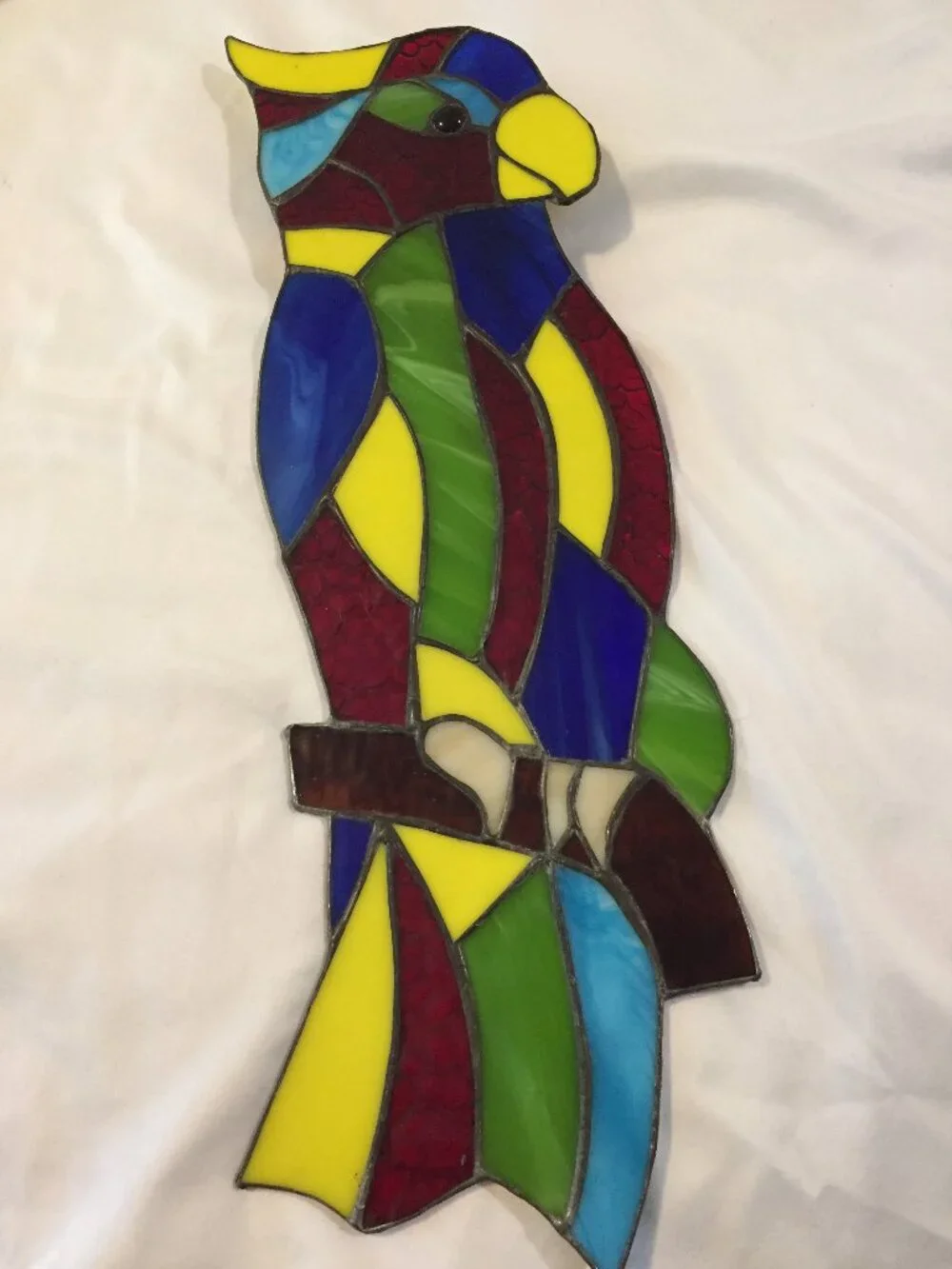 Stained Glass Macaw/Parrot Glass Eyes 18